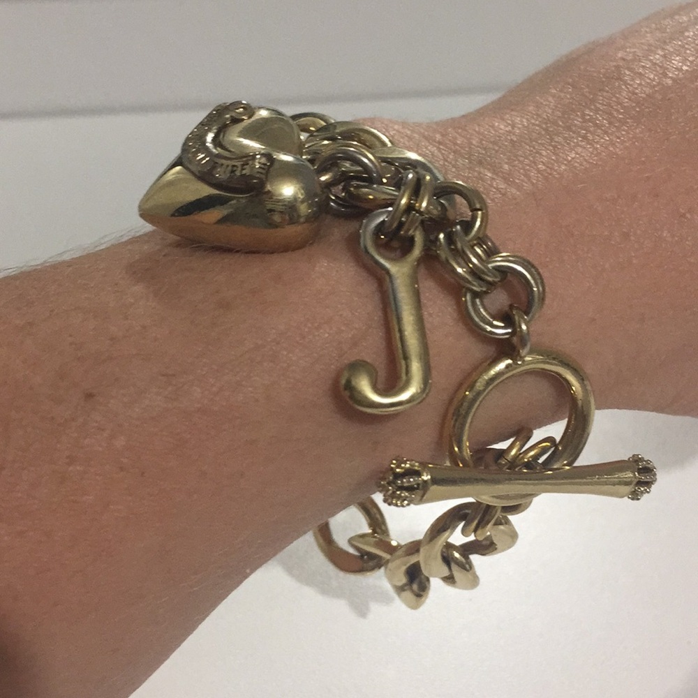 Juicy Couture Gold Charm Bracelet